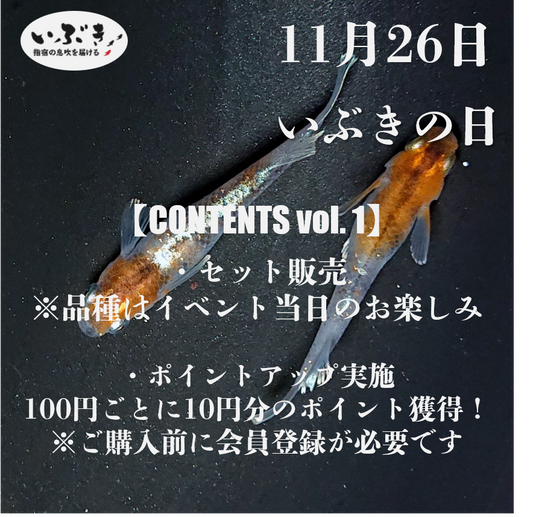 【告知】11月26日は『いぶきの日』